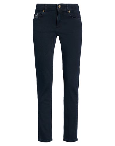 Woman Jeans Blue Size 24 Cotton, Elastane