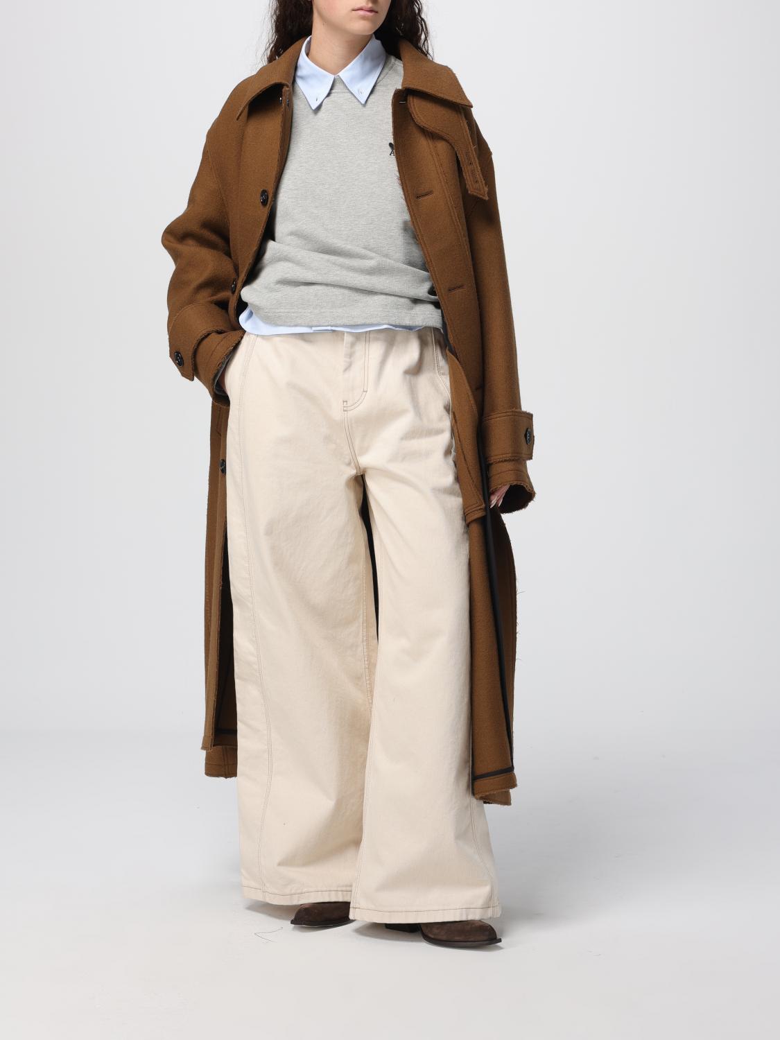 Jeans Woman color Beige