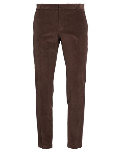 Roberto P Luxury Man Pants Dark brown Size 32 Cotton, ECONYL