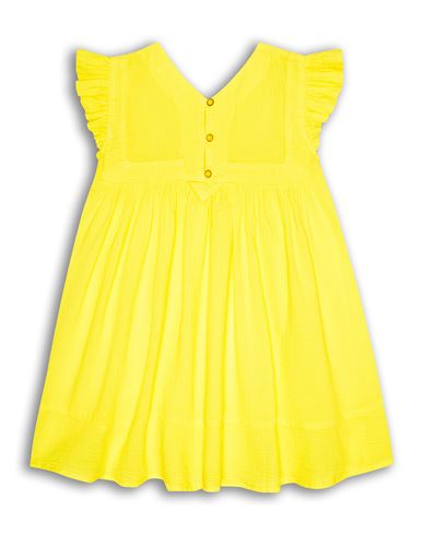 Kid Girl Kids' dress Yellow Size 10 Cotton