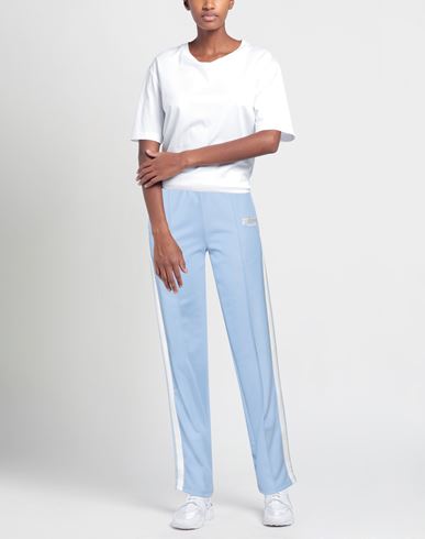 Woman Pants Light blue Size L Polyester, Cotton
