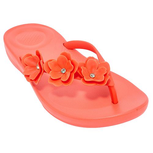 IQushion Flower Flip Flops