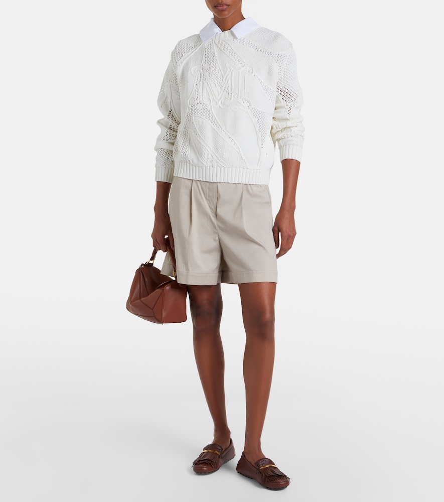 Salvo open-knit cotton sweater