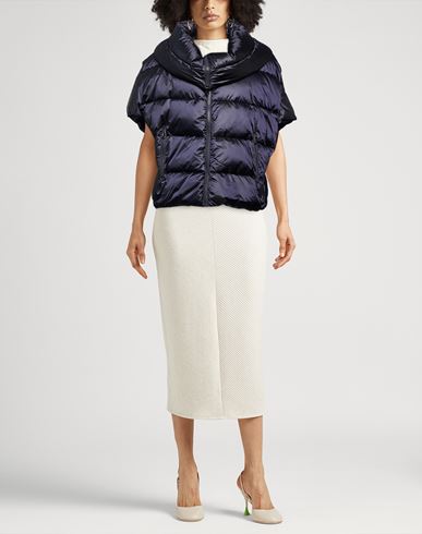 Caractère Woman Vest Midnight blue Size 10 Polyamide