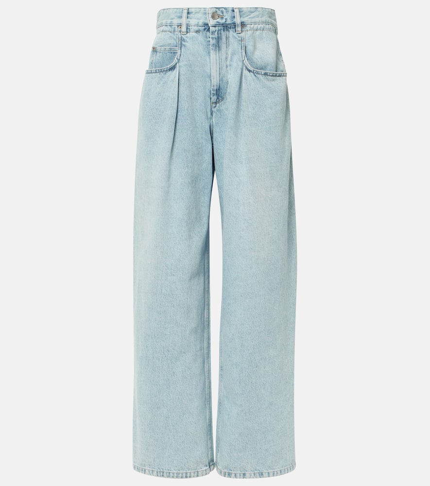 Rachelle mid-rise wide-leg jeans