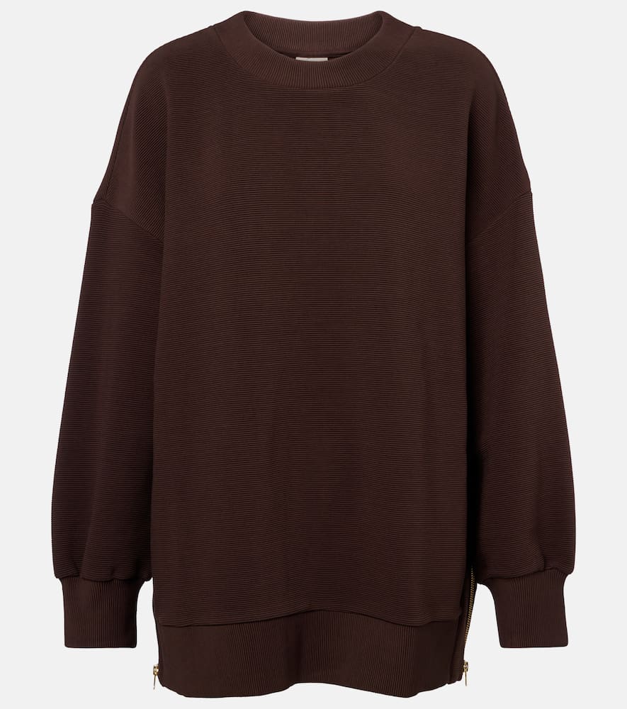 Mae cotton-blend ottoman sweatshirt