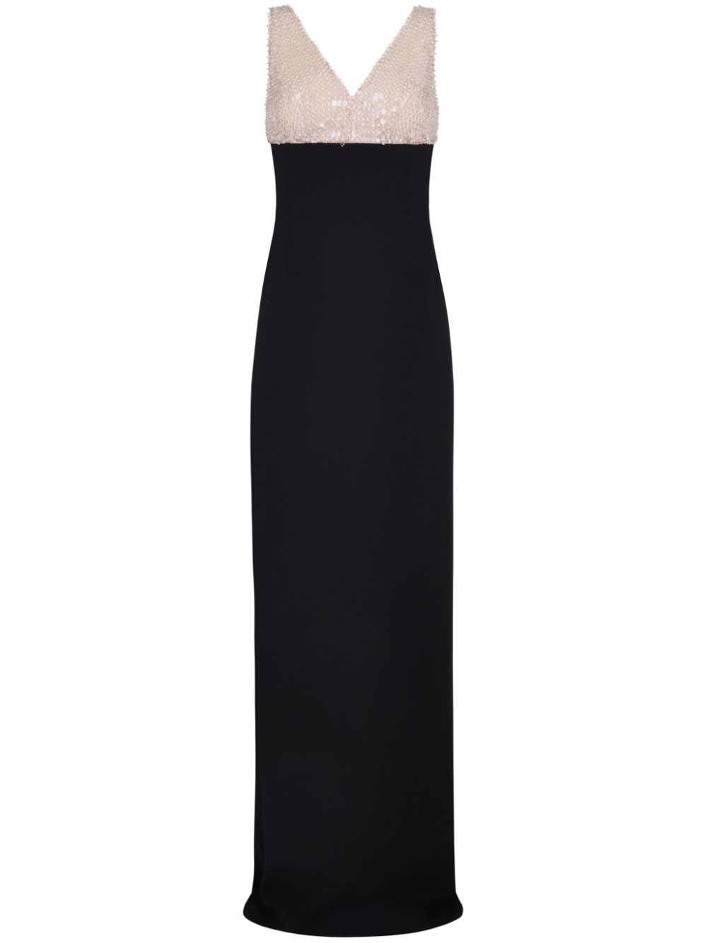 Sequinned maxi dress - Black