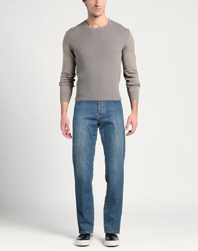 Man Jeans Blue Size 40 Cotton, Elastane
