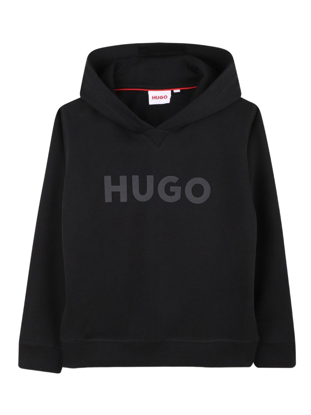 Logo-print hoodie - Black