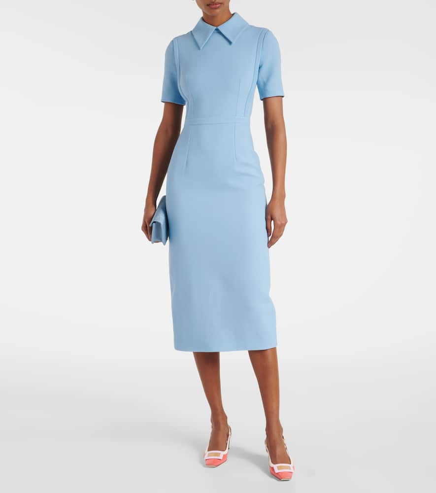 Valletta wool cocktail dress