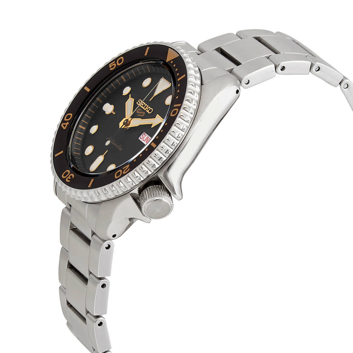5 sports Automatic Black Dial Mens Watch SRPD57K1