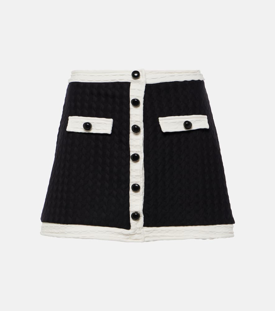 Jacquard miniskirt