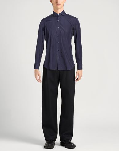 Man Shirt Navy Size 15 ½ Cotton