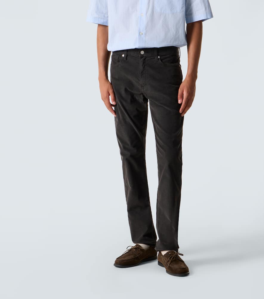 L'Homme Slim cotton corduroy slim pants