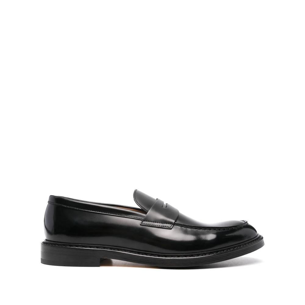 Black Leather Loafers