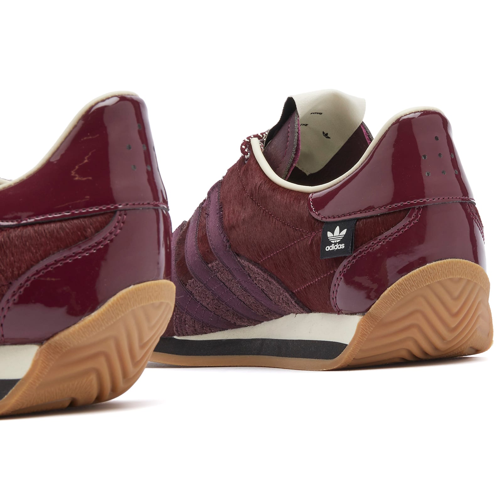 X STFM Country OG Sneaker in Maroon/Core Black/Cream White