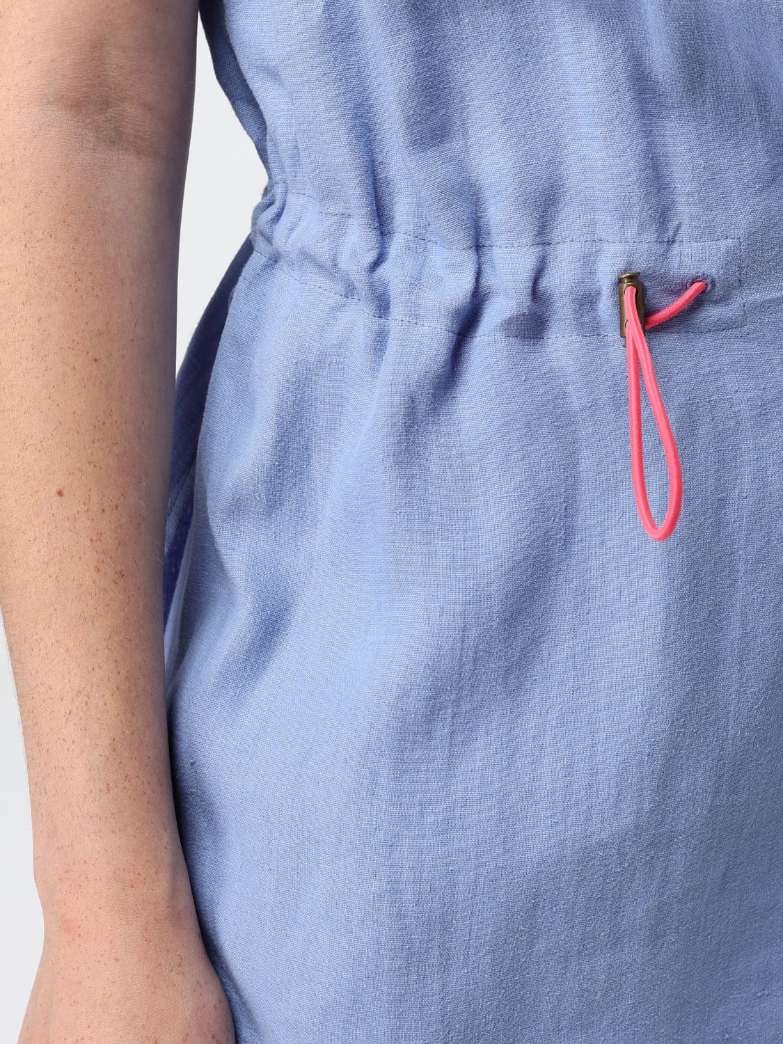 Top Woman color Gnawed Blue