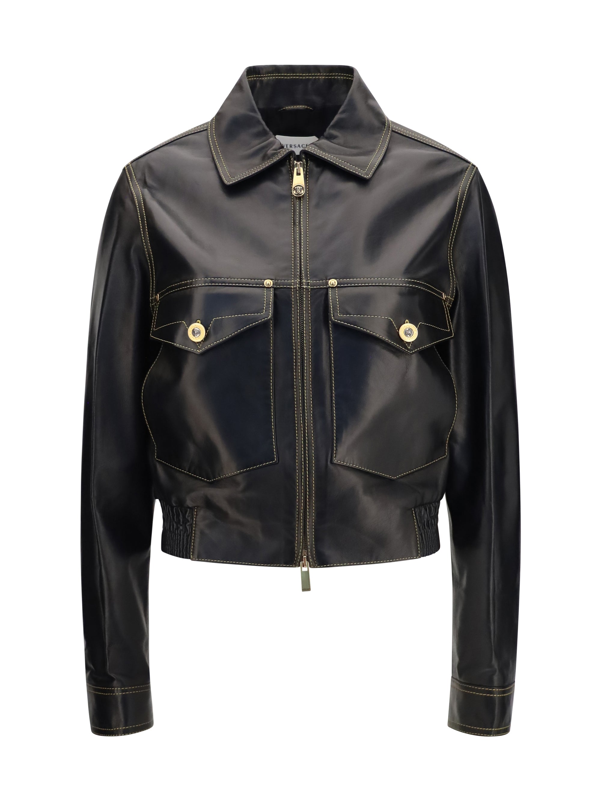 Nappa Leather Jacket — Black