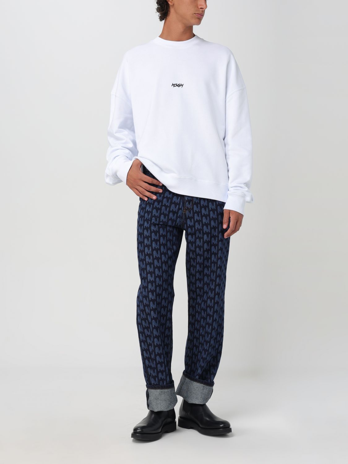 Sweater Men color White