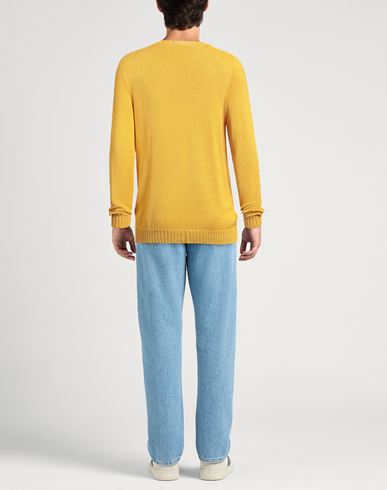 Man Sweater Marigold Size 40 Cotton