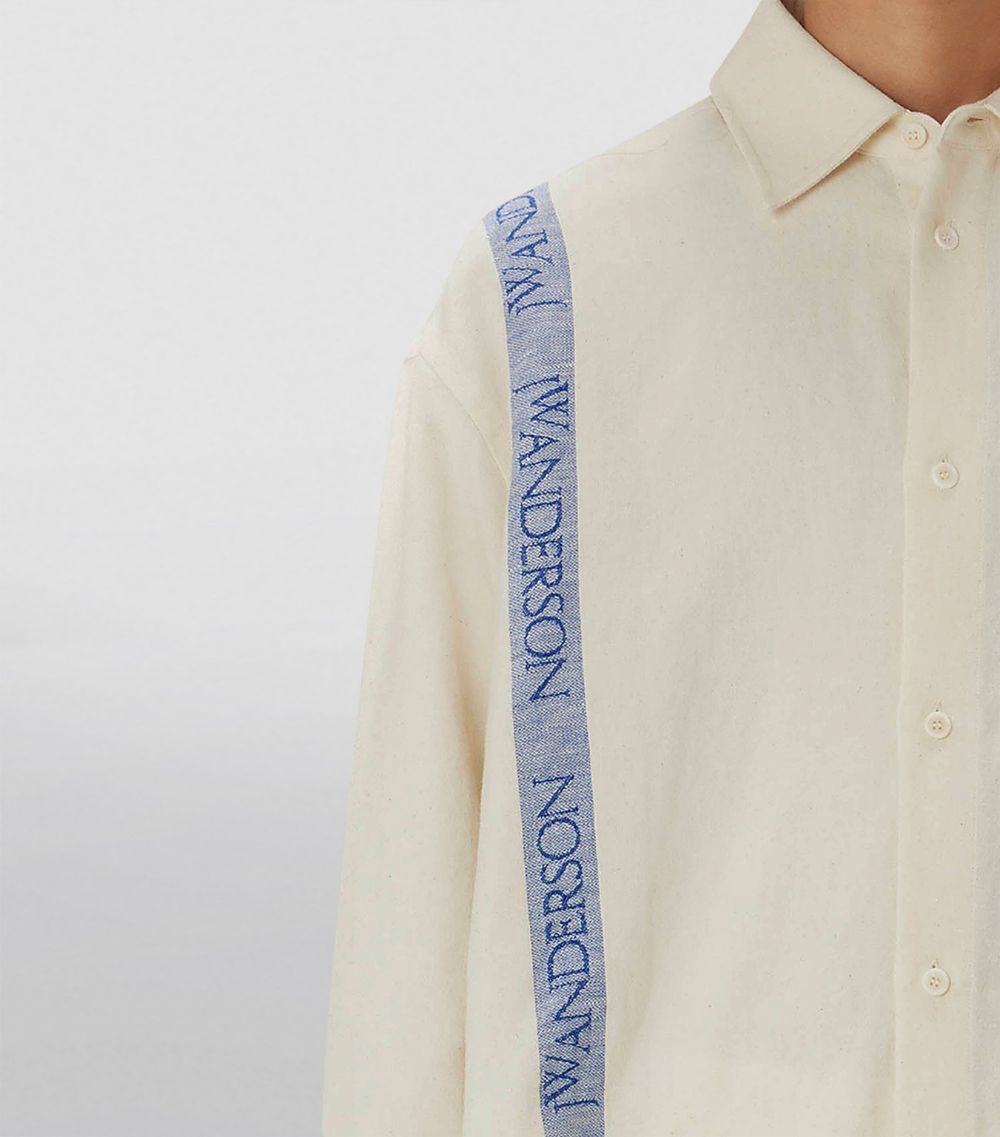 Linen-Cotton Tea Towel Shirt