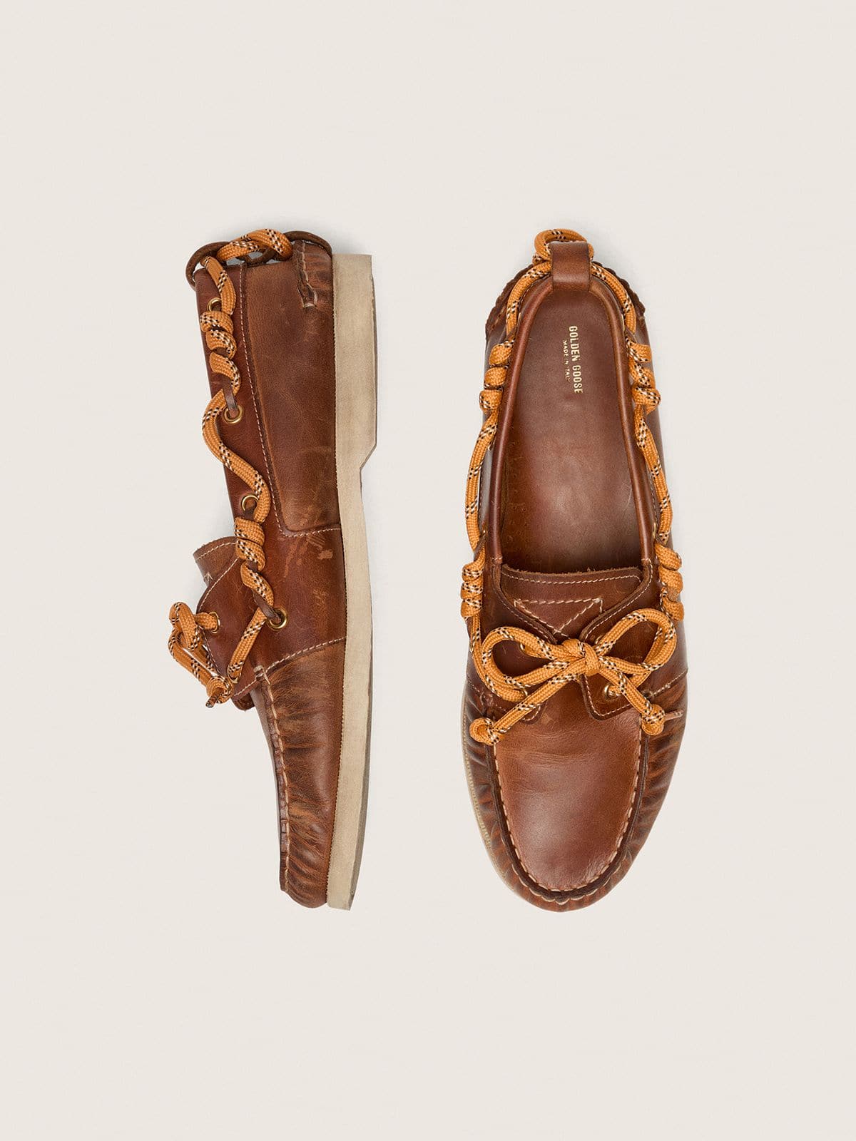 Golden Goose - Men's Cruise Loafer In Tobacco-colored Leather, Man
