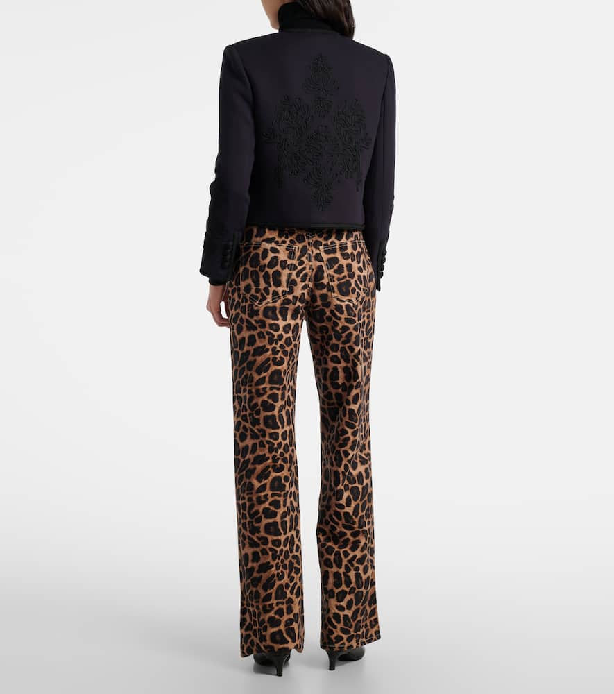 Latrell cropped embroidered jacket