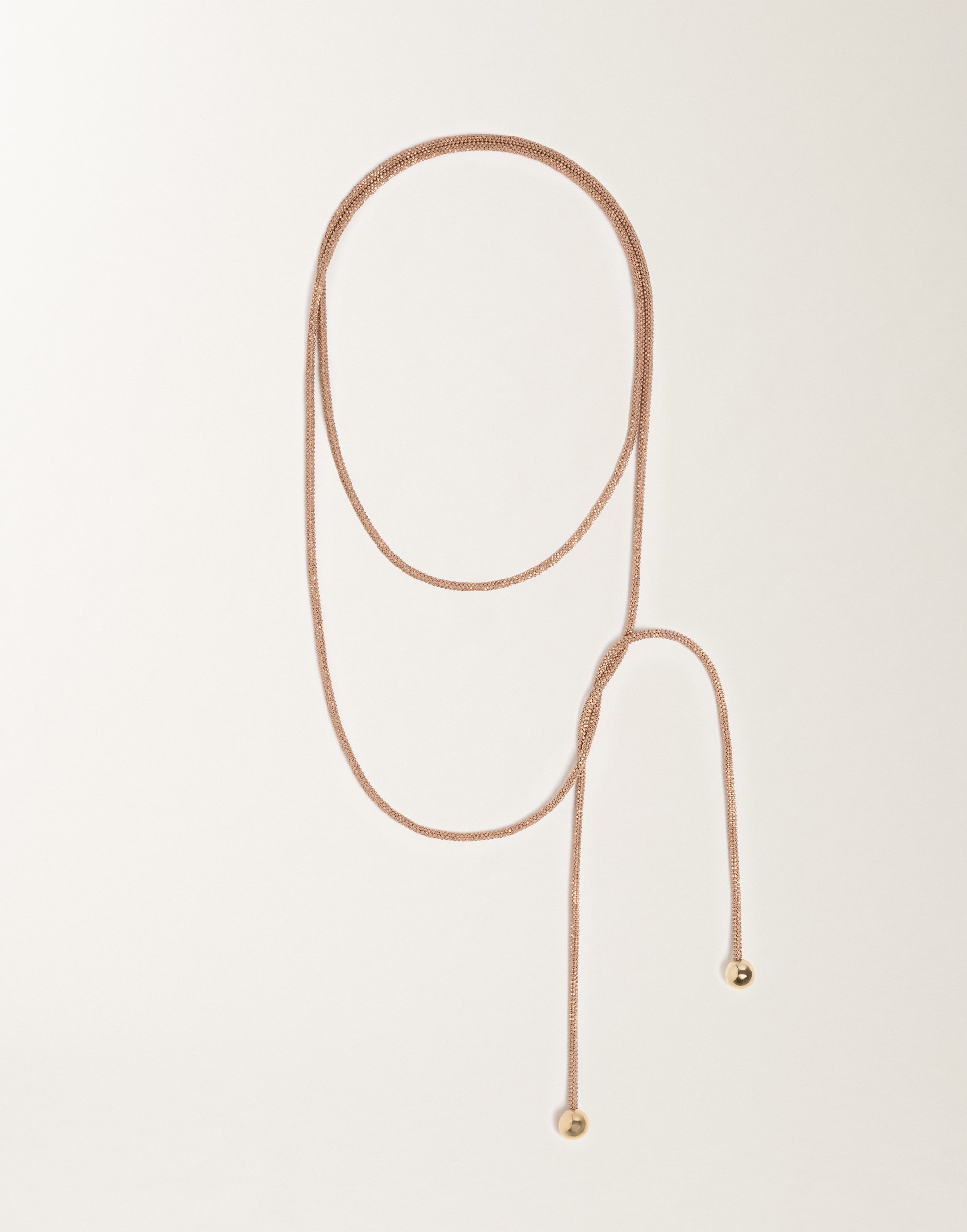 Filo Diamante necklace, caramel