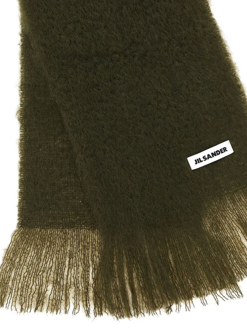 Jil Sander - mohair scarf fringed edges soft texture