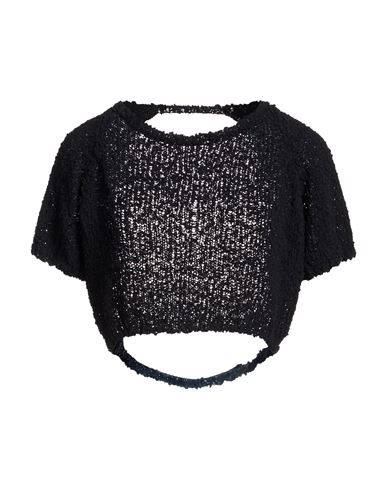 Woman Sweater Midnight blue Size ONESIZE Cotton, Polyamide