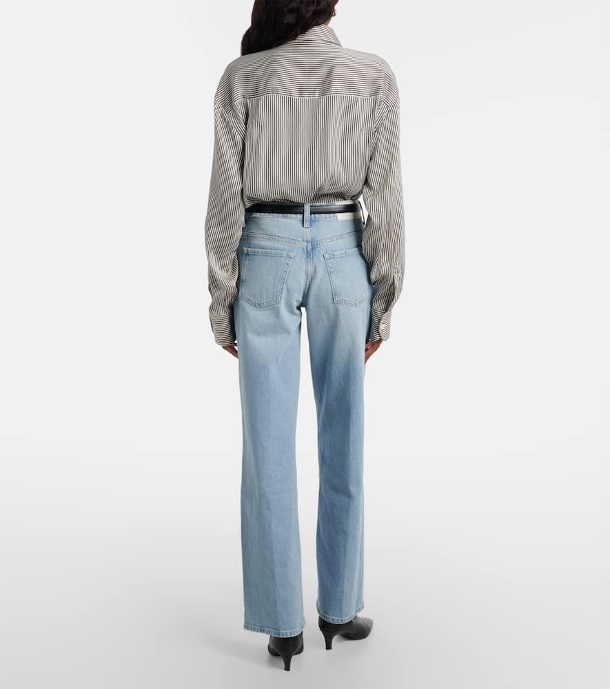 Stovepipe Straight mid-rise straight jeans
