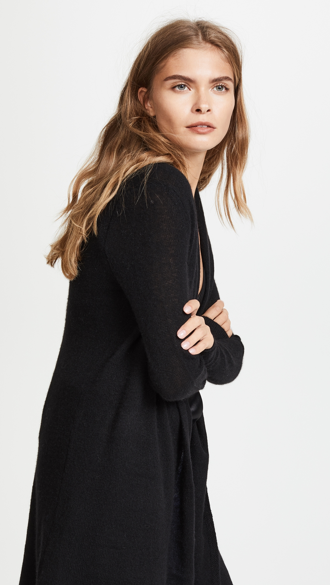 Essential Trapeze Robe Black