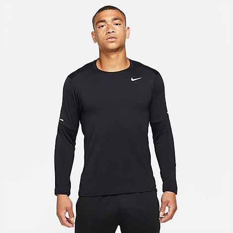 Men's Dri-FIT Element Running Crew Top in Black