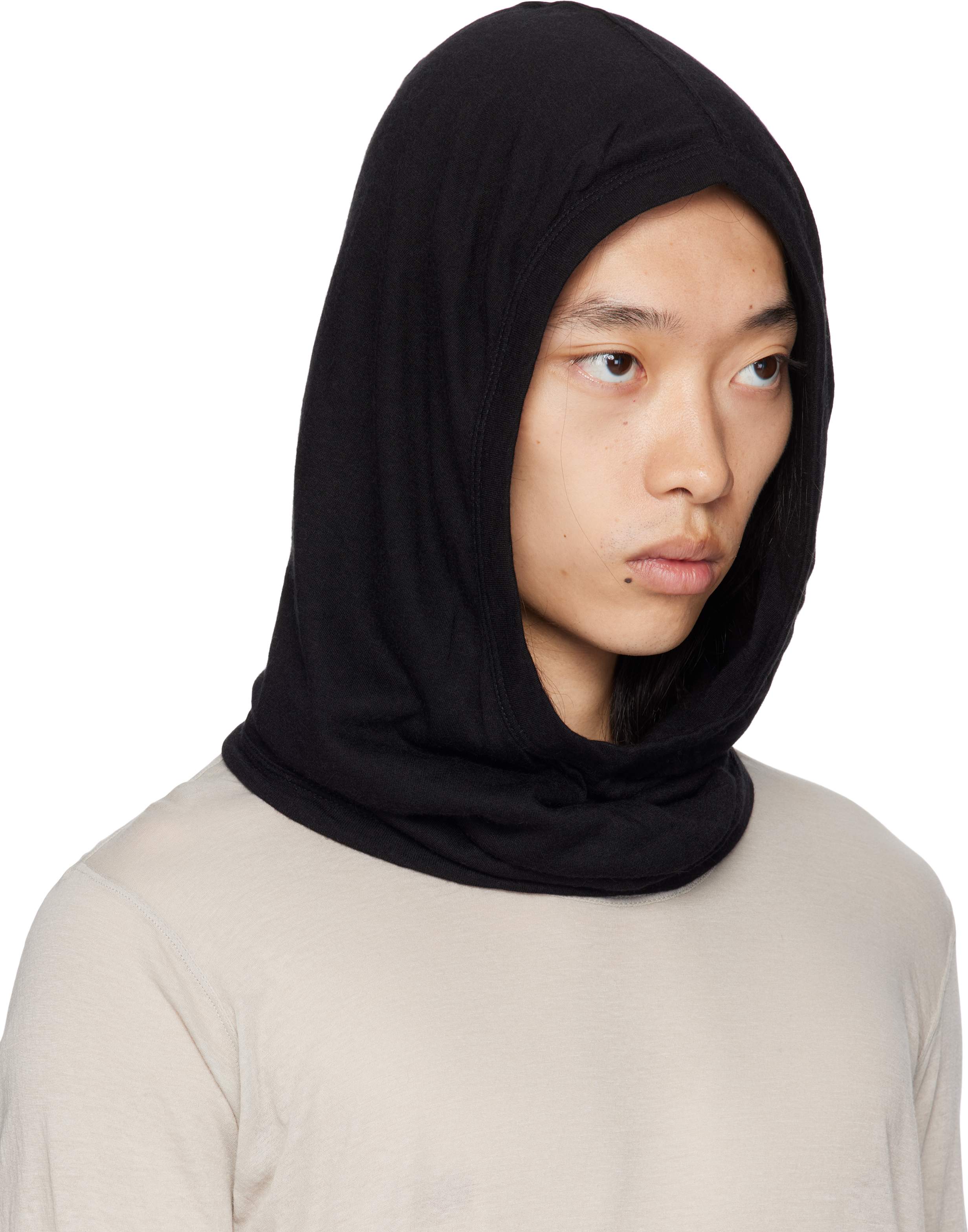 Black Concordians Knit Hood