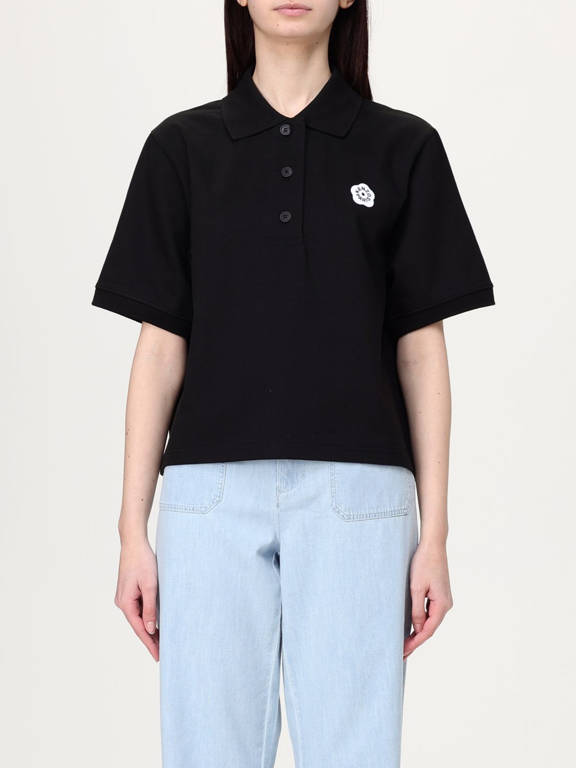 Boke-flower 2.0 polo shirt - Black