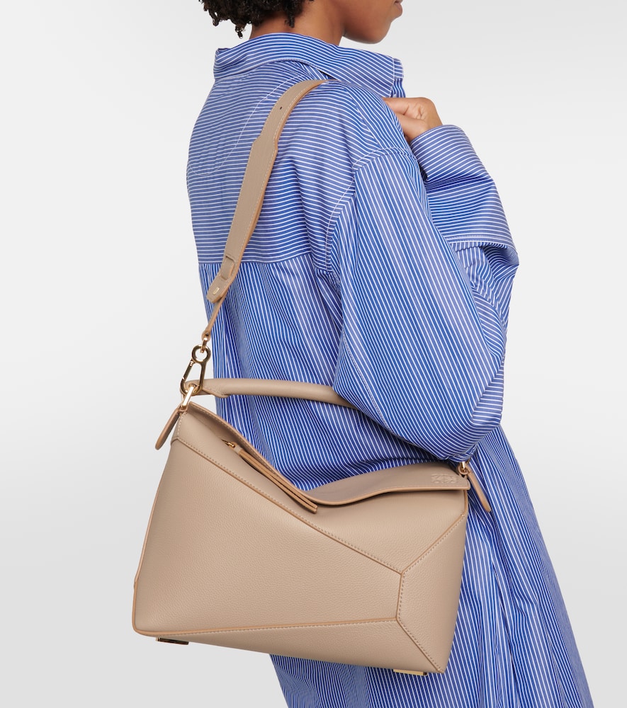 Loewe Puzzle Edge leather shoulder bag