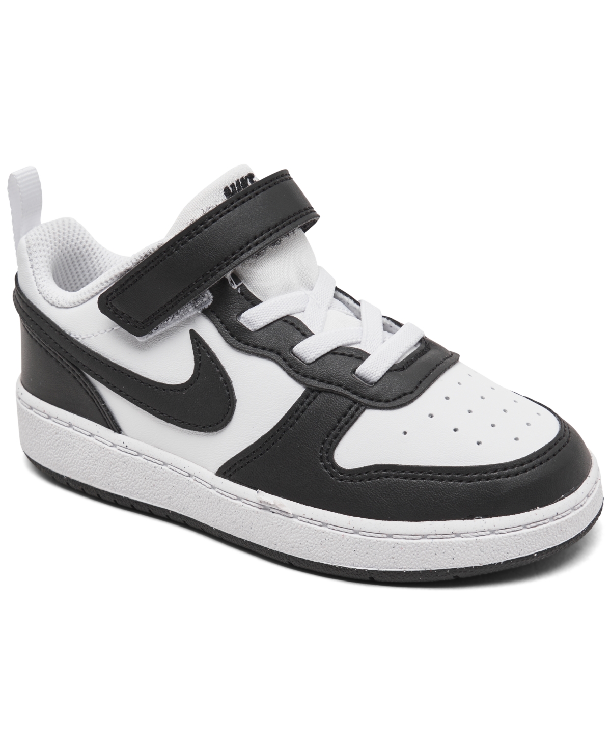 Toddler Kids Court Borough Low Recraft Stay-Put Casual Sneakers from Finish Line - White, Black