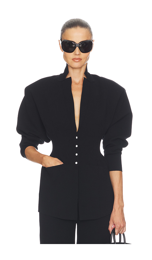 Helsa Louisse Structured Blazer in Black. - XS also in