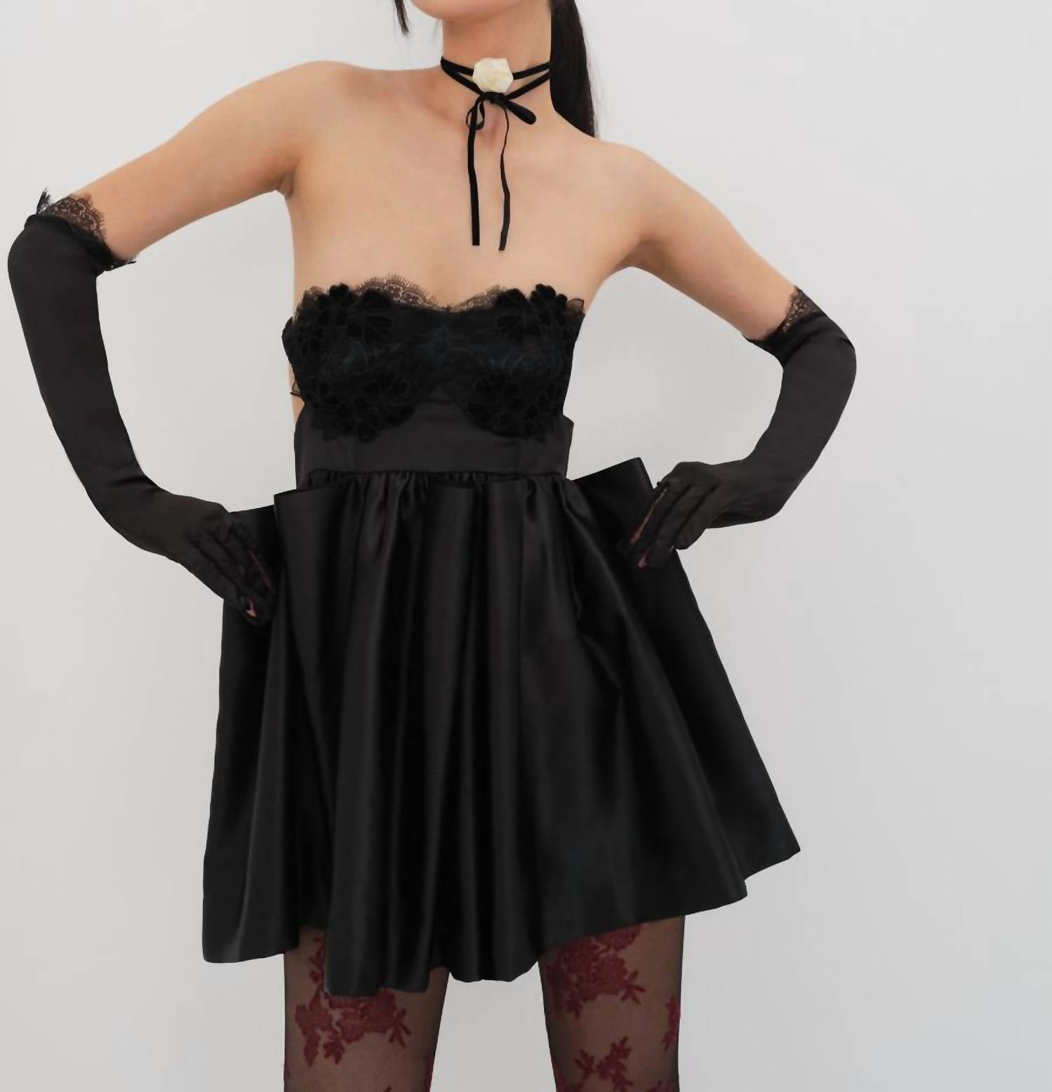 Virginia Mini Dress In Black