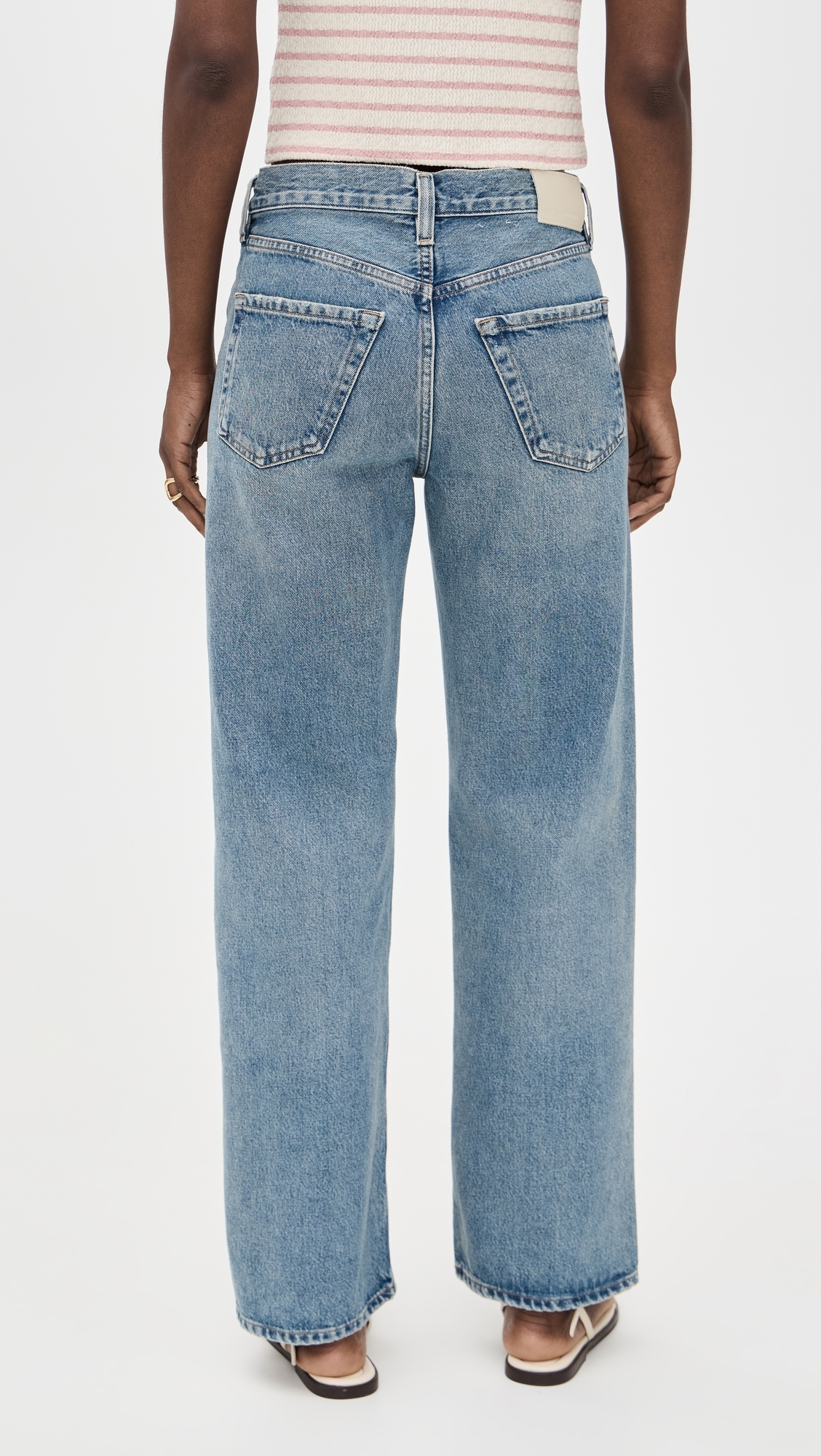 Lindz Low Rise Easy Straight Jeans Bijou