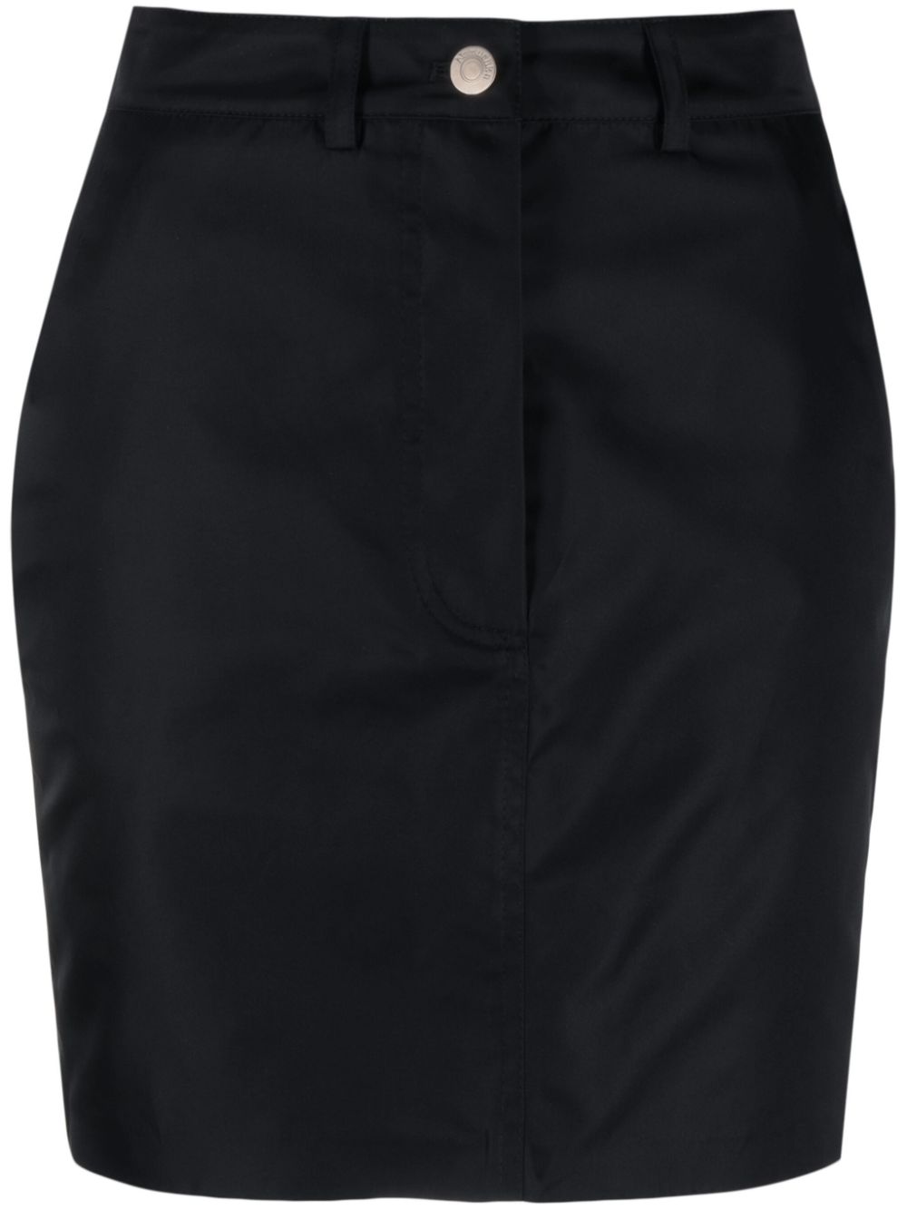 High-waist mini skirt - Black
