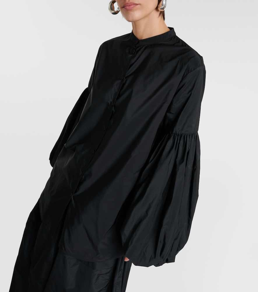 Puff-sleeve blouse