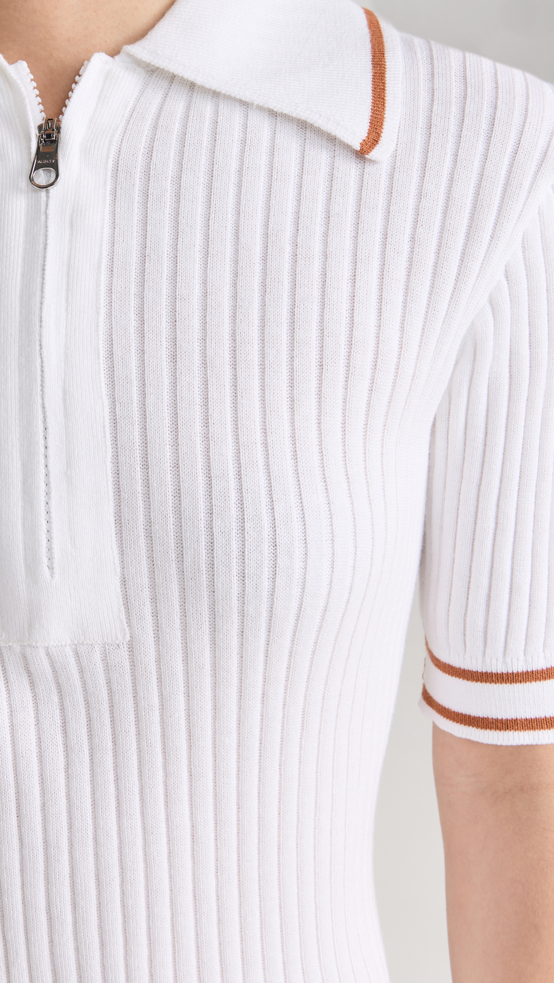 Napier Fitted Knit Polo