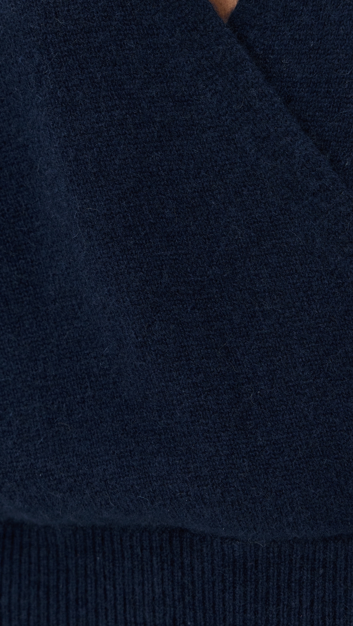 Koda Wrap Cashmere Sweater Midnight Navy 