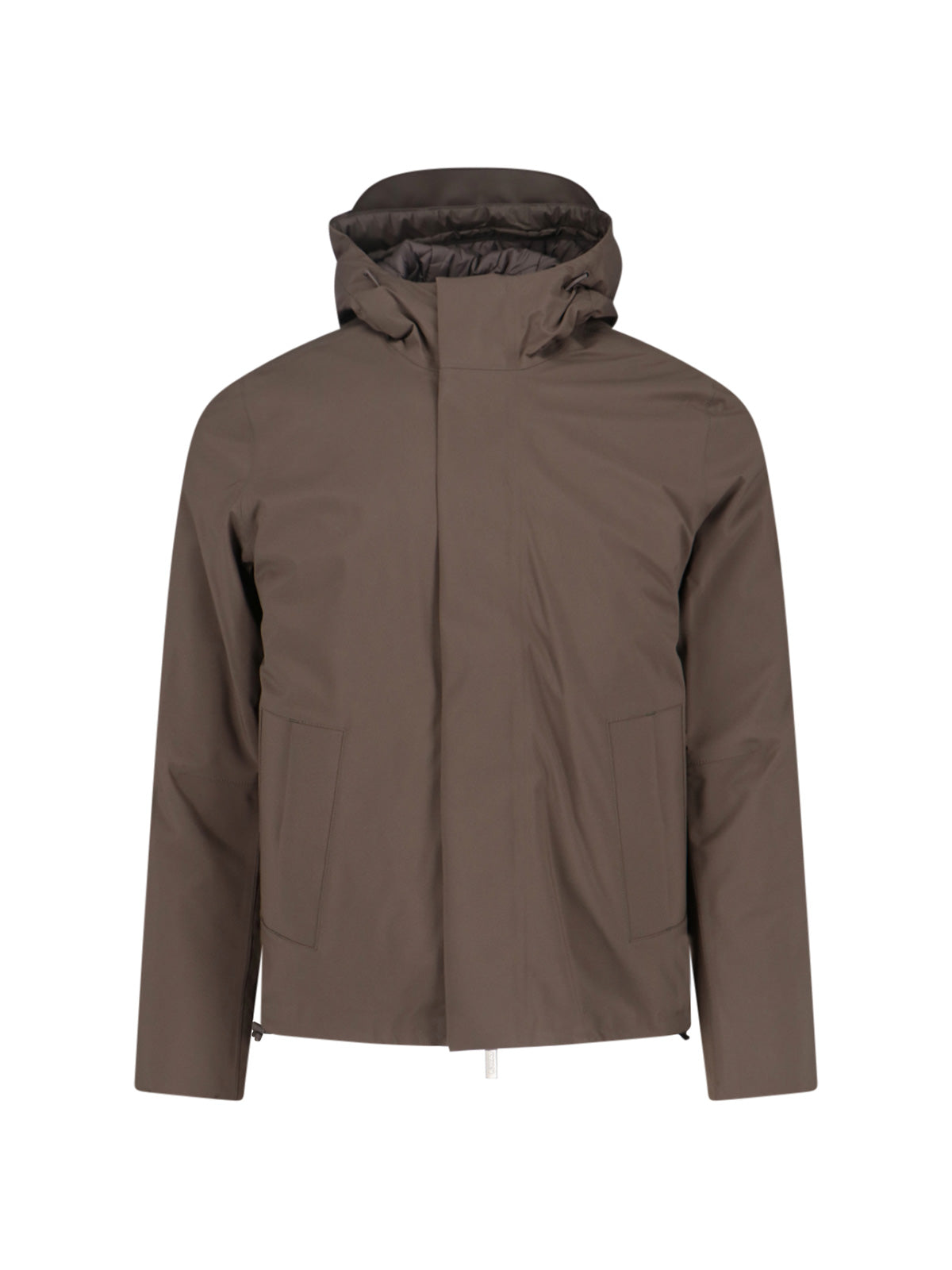 Men's Quilted Puffer Jacket with Polyester Padding and Breathable Lining