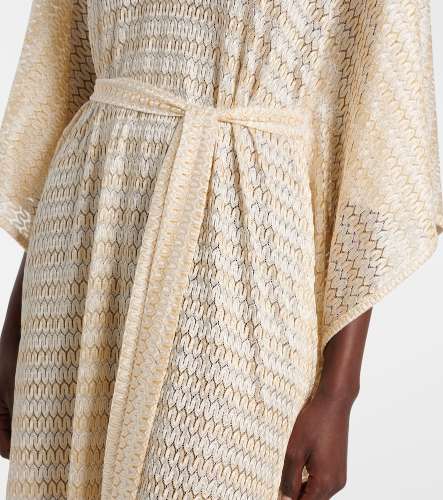 Melissa Odabash June knitted lame kaftan