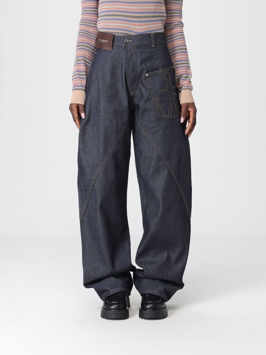 Jeans Woman color Denim