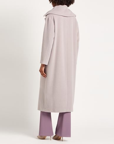 Woman Coat Grey Size 4 Virgin Wool