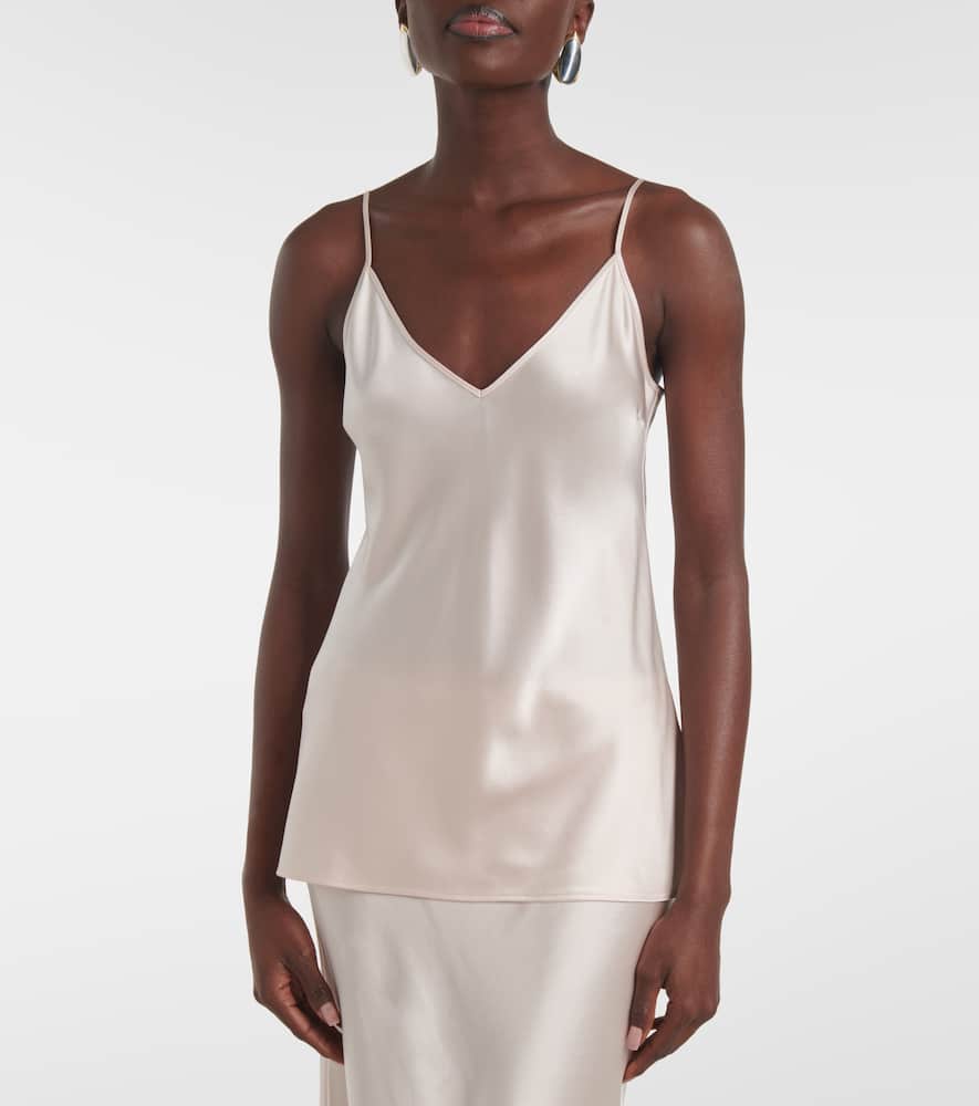 Clea silk tank top