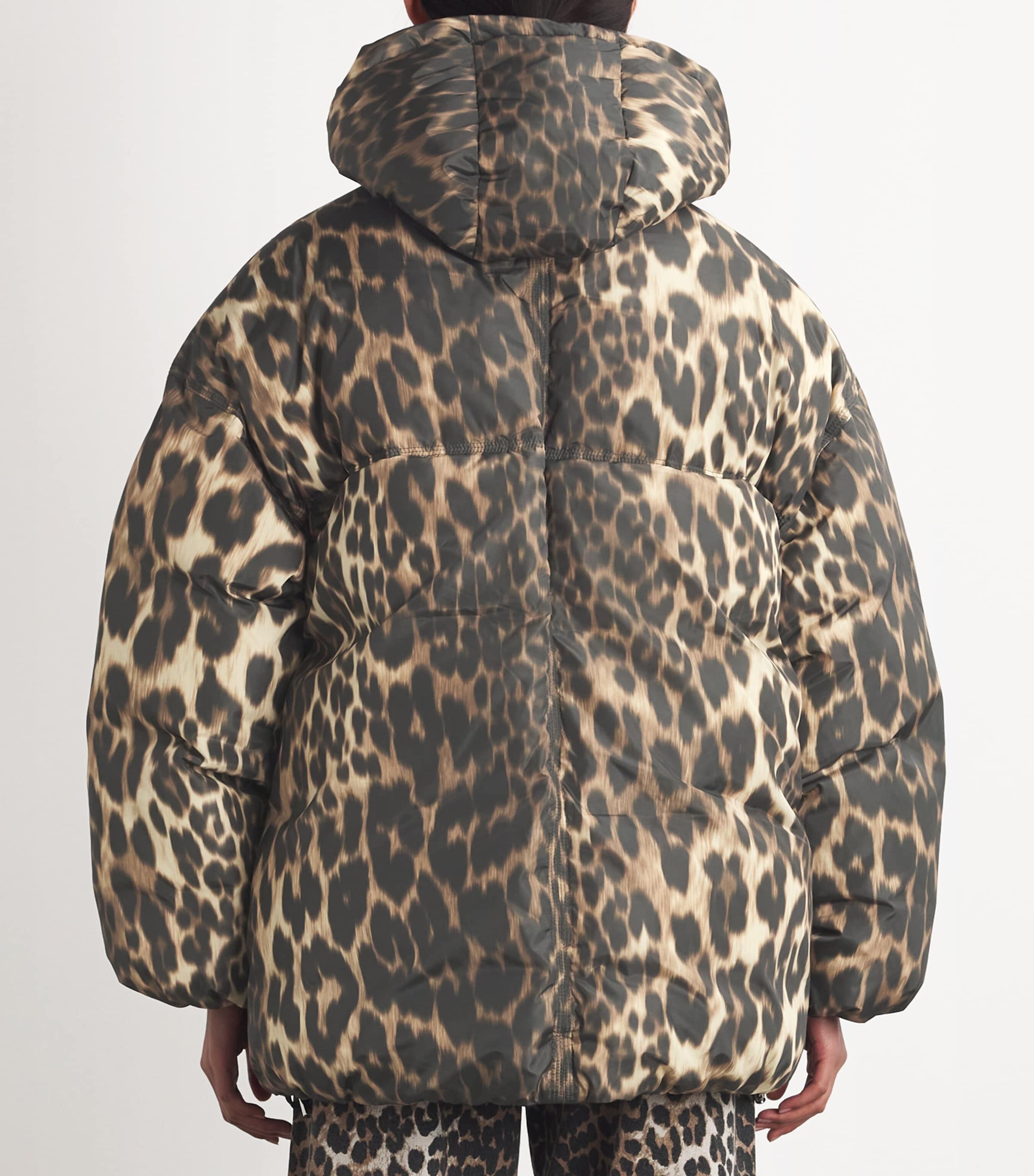 Leopard Puffer Jacket